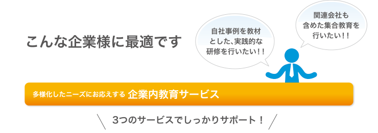 こんな企業様に最適です